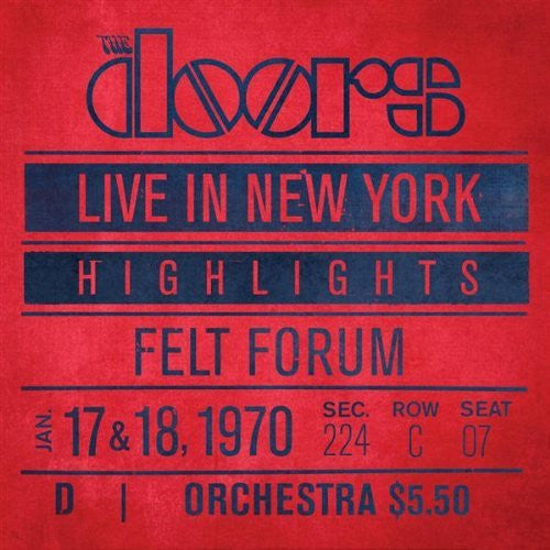 The Doors: Live in New York - ( VINYL LP )