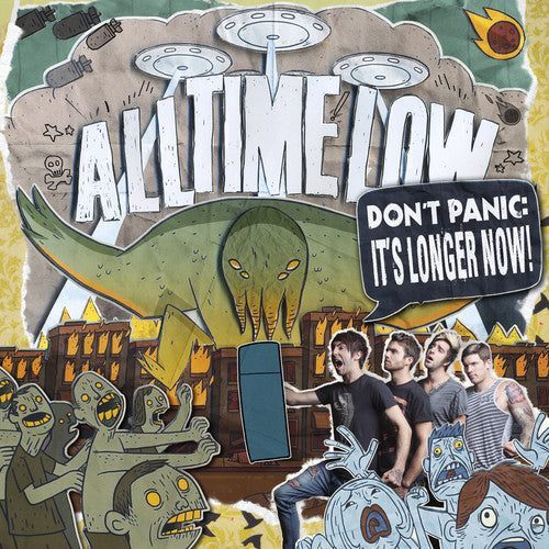 All Time Low: Don't Panic: It's Longer Now - Orange - ( VINYL LP )