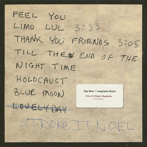 Big Star: Complete Third: Vol. 3: Final Masters (2 LP, Includes Download Card) - ( VINYL LP )