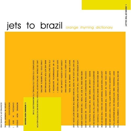 Jets to Brazil: Orange Rhyming Dictionary - ( VINYL LP )