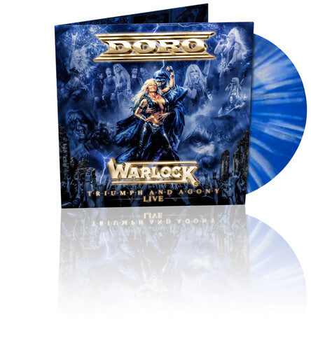 Doro: Warlock - Triumph & Agony Live (Marble Blue & White Vinyl) - ( VINYL LP )
