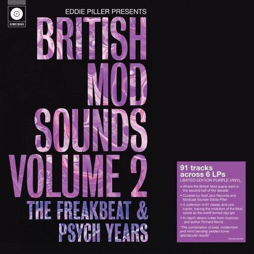 Various Artists: Eddie Piller Presents British Mod Sounds Of The 1960s Volume 2: The Freakbeat & Psych Years / Various - 6LP Boxset on 140-Gram Purple Colored Vinyl - ( VINYL LP )