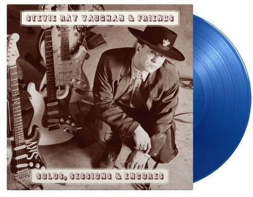 Vaughan, Stevie Ray & Friends: Solos Sessions & Encores - Limited 180-Gram Translucent Blue Colored Vinyl - ( VINYL LP )