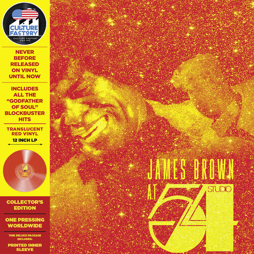 James Brown: At Studio 54 New York City - ( VINYL LP )
