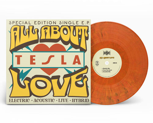 Tesla: All About Love - Orange - ( VINYL LP )