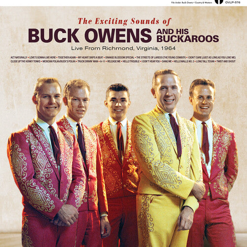 Buck Owens & His Buckaroos: The Exciting Sounds of Buck Owens And His Buckaroos Live From Richmond Virginia, 1964 (Strawberry Jam Colored Vinyl) - ( VINYL LP )