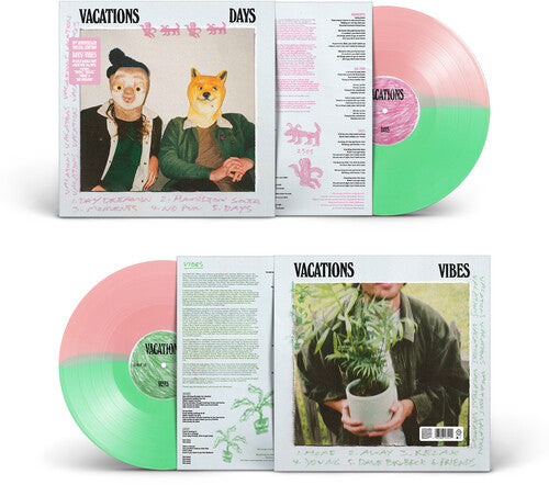 Vacations: Days/Vibes - Pink/Green - ( VINYL LP )