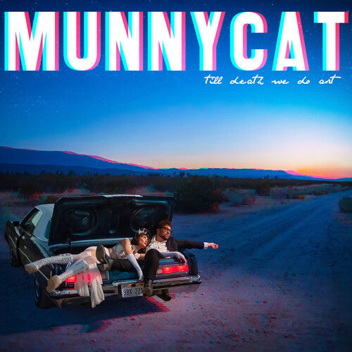 Munnycat: Till Death We Do Art - Red/Blue Split - ( VINYL LP )