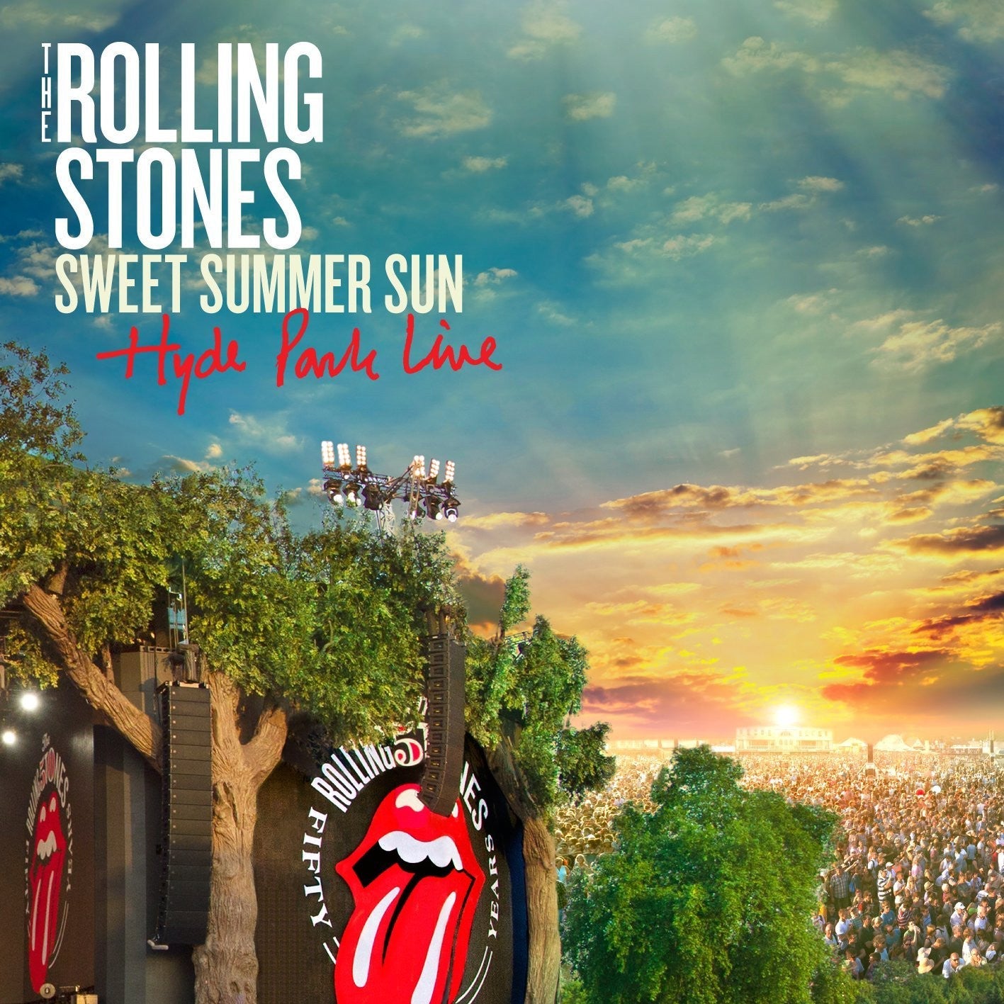 ROLLING STONES HYDE PARK LIVE 3 X LP VINYL 33RPM + DVD BOX SET 2013 NEW - ( VINYL LP )