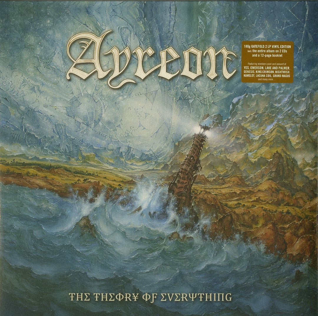 AYREON THE THEORY OF EVERYTHING LP VINYL 33RPM BOX SET ROCK 2013 NEW - ( VINYL LP )