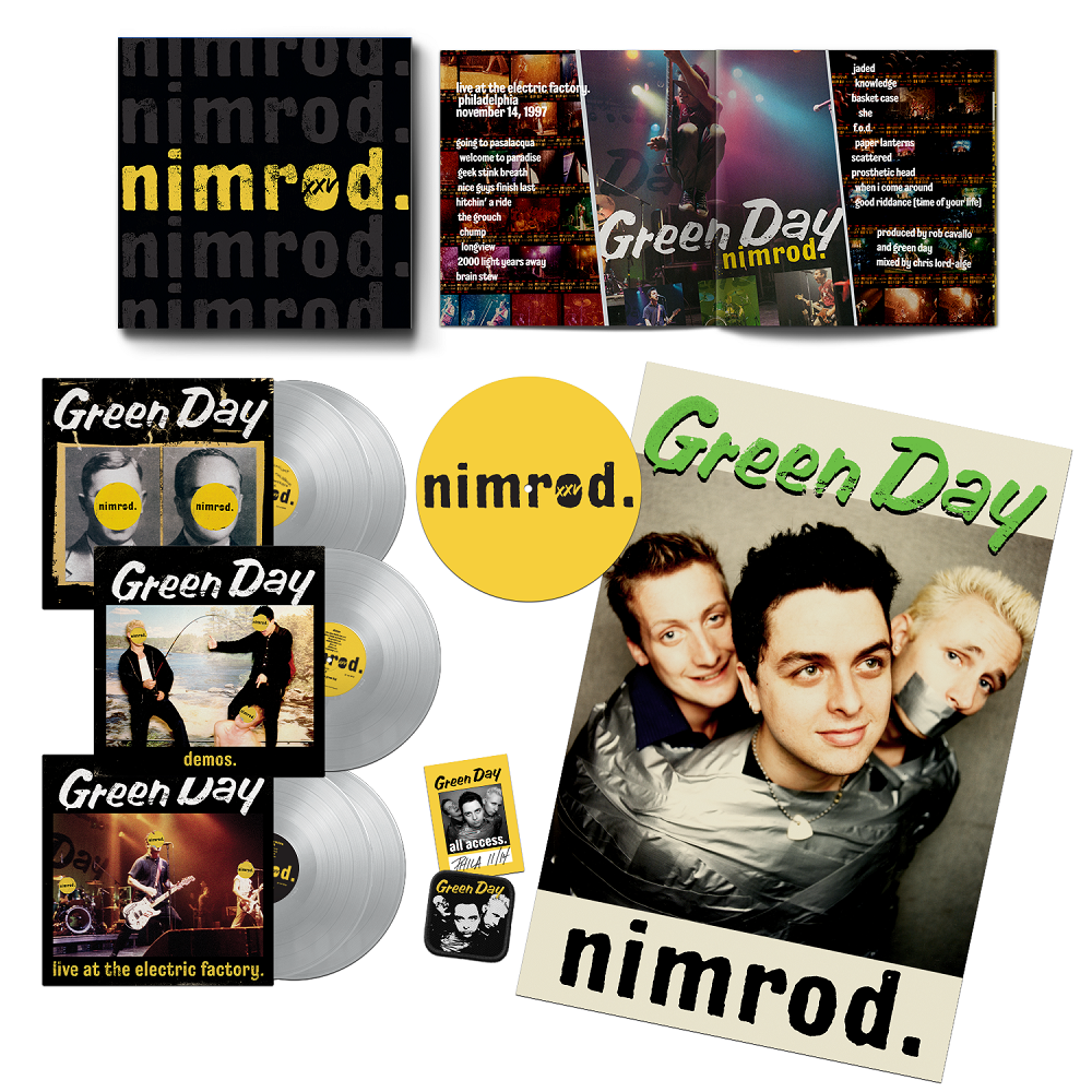 Green Day Nimrod Vinyl LP Box Set 25th Anniversary Deluxe Edition 2023 - ( VINYL LP )