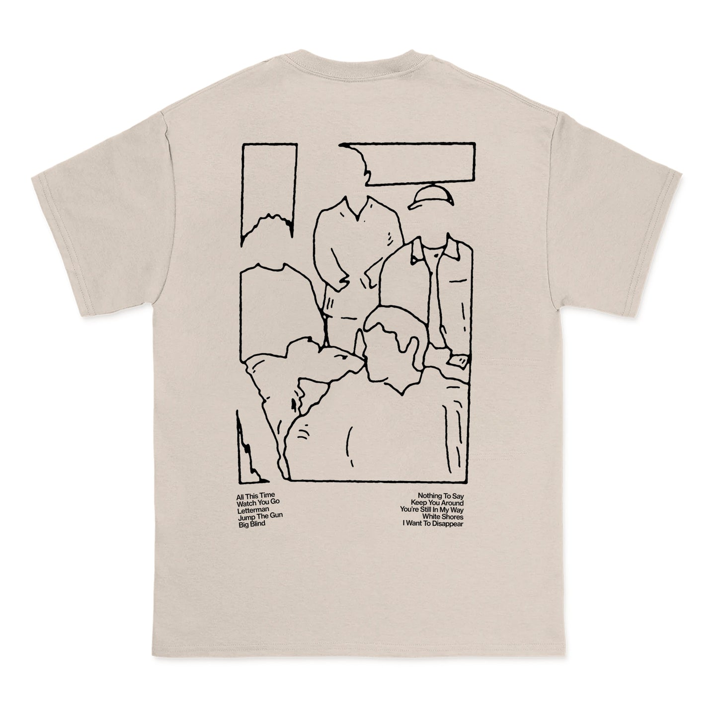 I Want To Disappear Natural - Tee