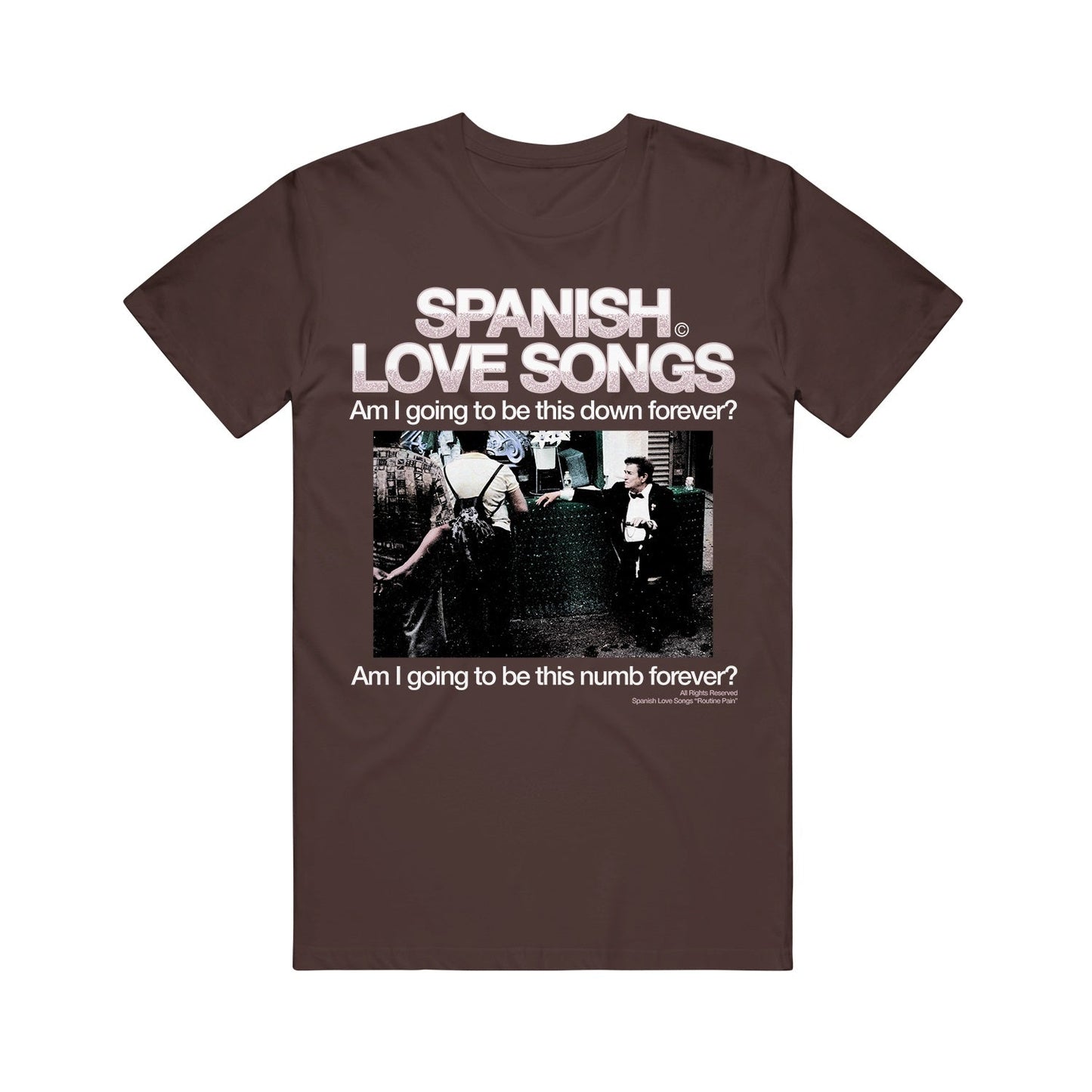 Brave Faces Etc Dark Chocolate - Tee