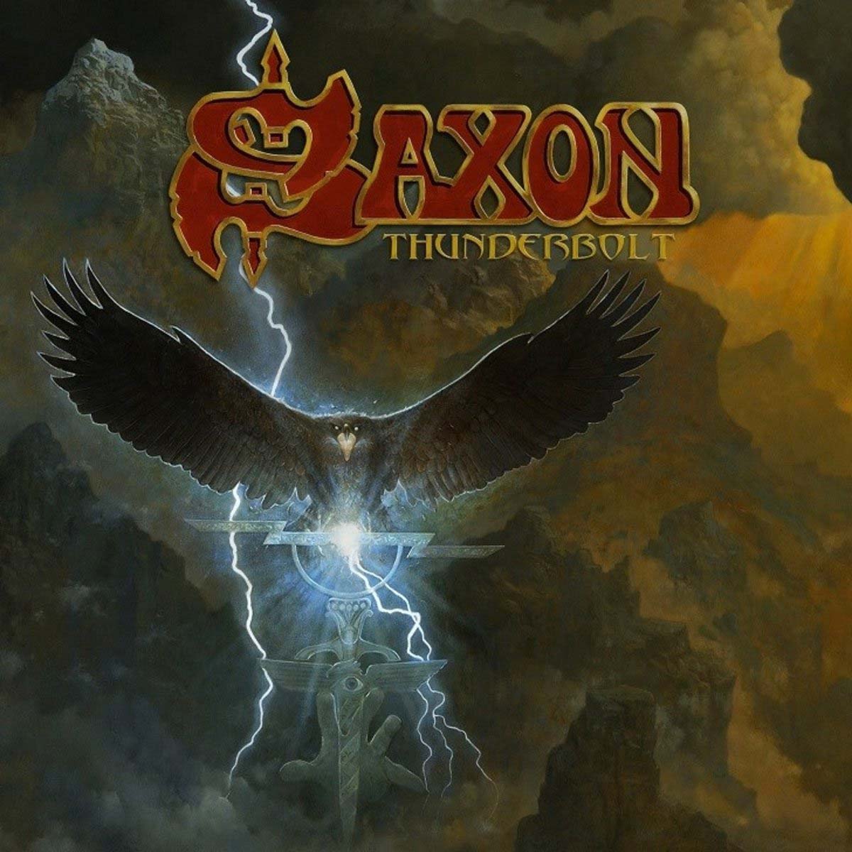 Saxon Thunderbolt Vinyl, CD, Cassette + Badge Box Set 2019 - （ VINYL LP ）