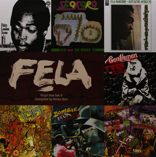 FELA KUTI BOX SET #3 CURATED BY BRIAN ENO LP VINYL NEW (US) 33RPM - （ VINYL LP ）