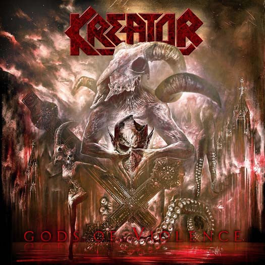 KREATOR Gods Of Violence LP Red Vinyl Ltd Box Set 2017 - （ VINYL LP ）