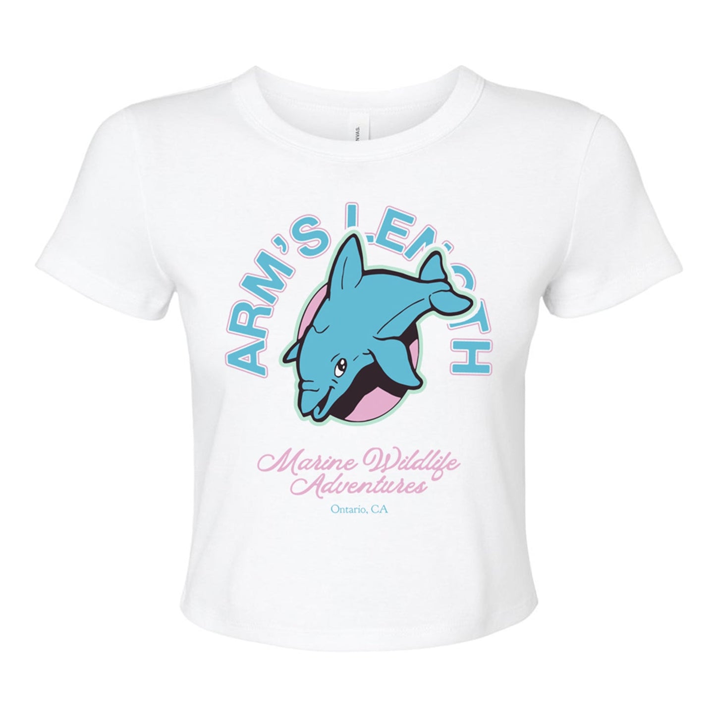 Marine Wildlife Adventures White - Crop Top