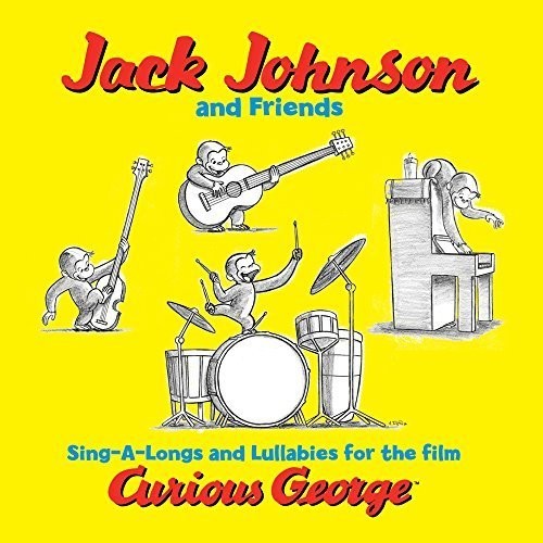 Jack Johnson & Friends: Curious George (Sing-a-Long Songs and Lullabies for the Film) - （ VINYL LP ）