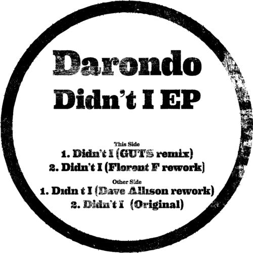 Darondo: Didn't I - （ VINYL LP ）