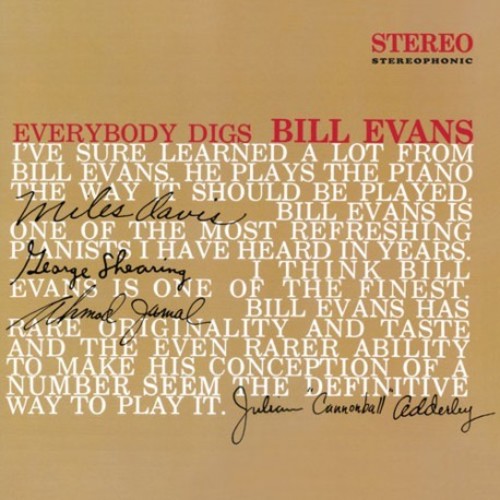 Bill Evans: Everybody Digs Bill Evans - （ VINYL LP ）