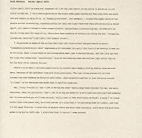 Brad Mehldau: Suite: April 2020 - （ VINYL LP ）