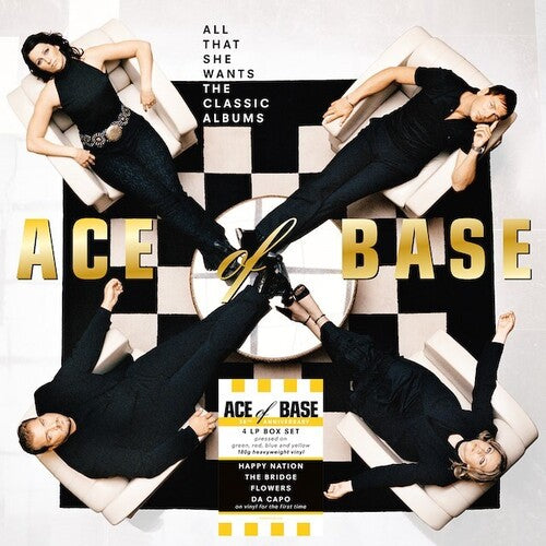 Ace of Base: All That She Wants: The Classic Albums [180-Gram Green, Red, Blue & Yellow Colored Vinyl] - （ VINYL LP ）