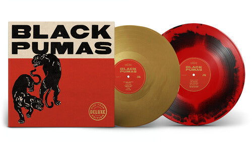 Black Pumas: Black Pumas - Gold / Black & Red Marbled - （ VINYL LP ）