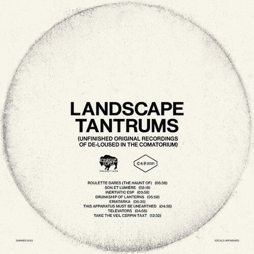 The Mars Volta: Landscape Tantrums: Unfinished Original Recordings Of De-Loused In The Comatorium - Clear Vinyl - （ VINYL LP ）