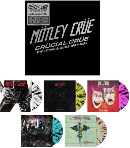 Motley Crue: Crucial Crue: The Studio Albums 1981-1989 - （ VINYL LP ）