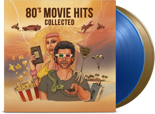 80's Movie Hits Collected / Various: 80's Movie Hits Collected / Various - Limited 180-Gram Translucent Blue & Gold Colored Vinyl - （ VINYL LP ）
