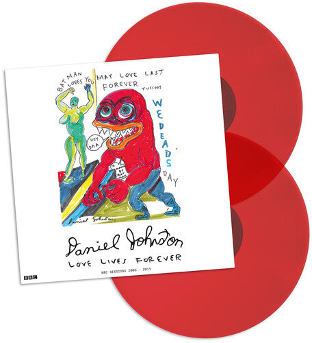 Daniel Johnston: Love Lives Forever - BBC Sessions 2003-2011 - Red - （ VINYL LP ）