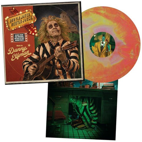 Danny Elfman: Beetlejuice Beetlejuice (Original Soundtrack) - Limited Australian Exclusive Pink & Yellow Colored Vinyl - （ VINYL LP ）