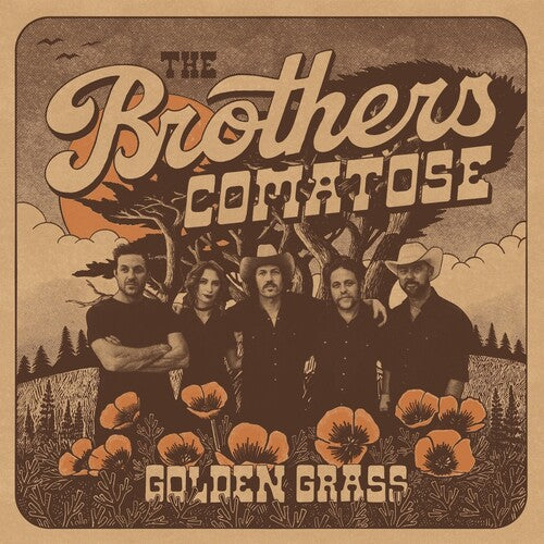 The Brothers Comatose: Golden Grass - Splattered Orange & Blue - （ VINYL LP ）