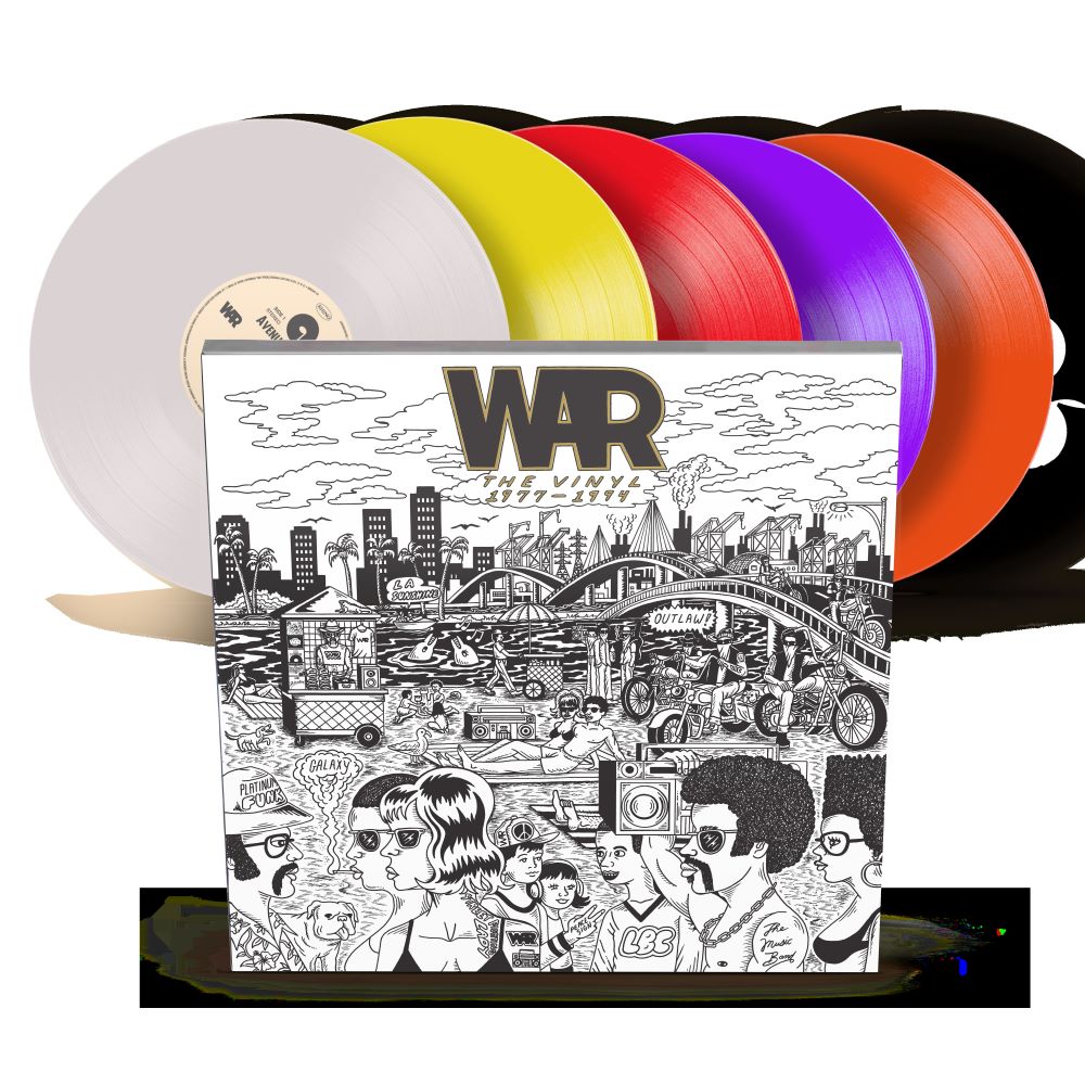 WAR The Vinyl 1977-1994 Vinyl Box Set Multi-Coloured Black Friday 2024 - （ VINYL LP ）
