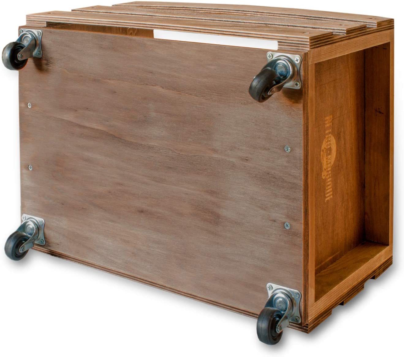 WOODEN LP CRATE WITH WHEELS [Accessories]