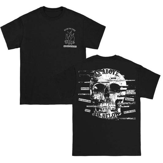 Below The Static Black - Tee