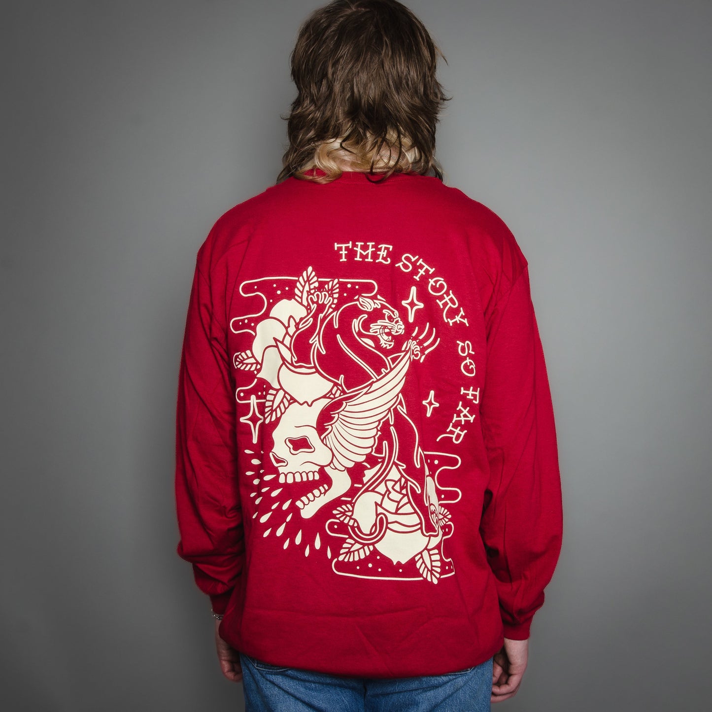 Skull Panther Cardinal - Long Sleeve