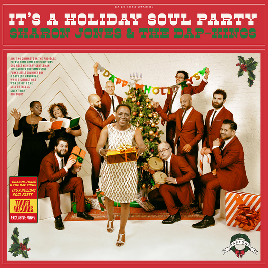 Sharon Jones & the Dap-Kings: It's a Holiday Soul Party (Limited Edition Tower Records Candy-Cane Splatter Vinyl LP Exclusive)