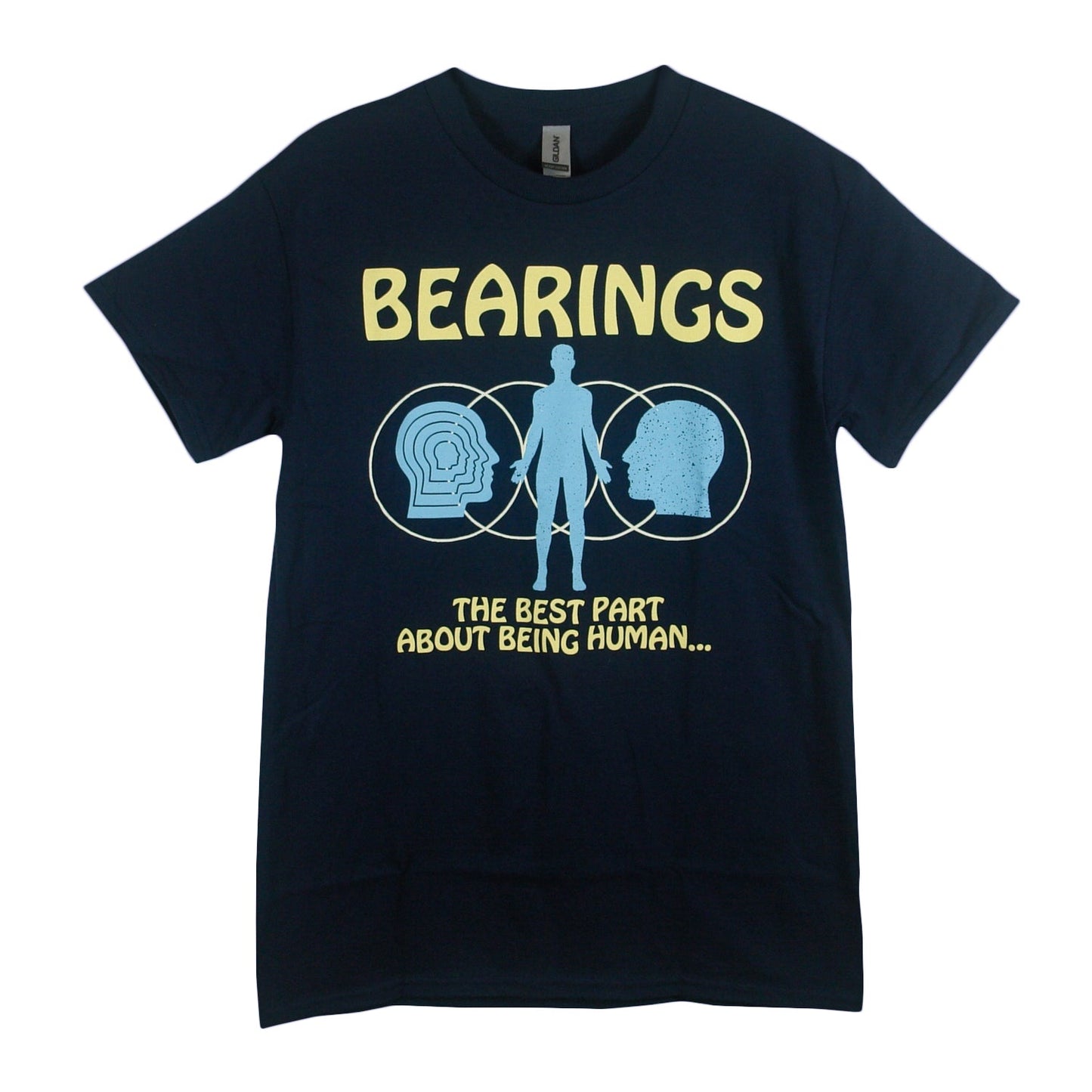The Best Part About Being Human Navy - Tee