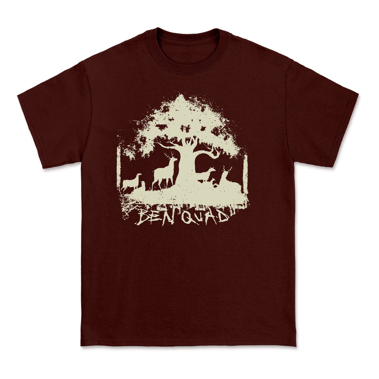 Deer Maroon - Tee