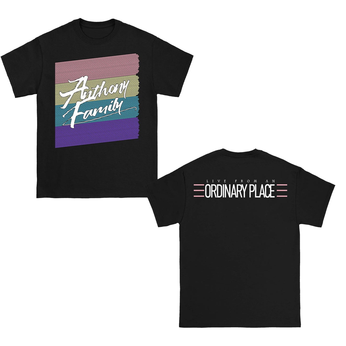 Live From An Ordinary Place Black - Tee