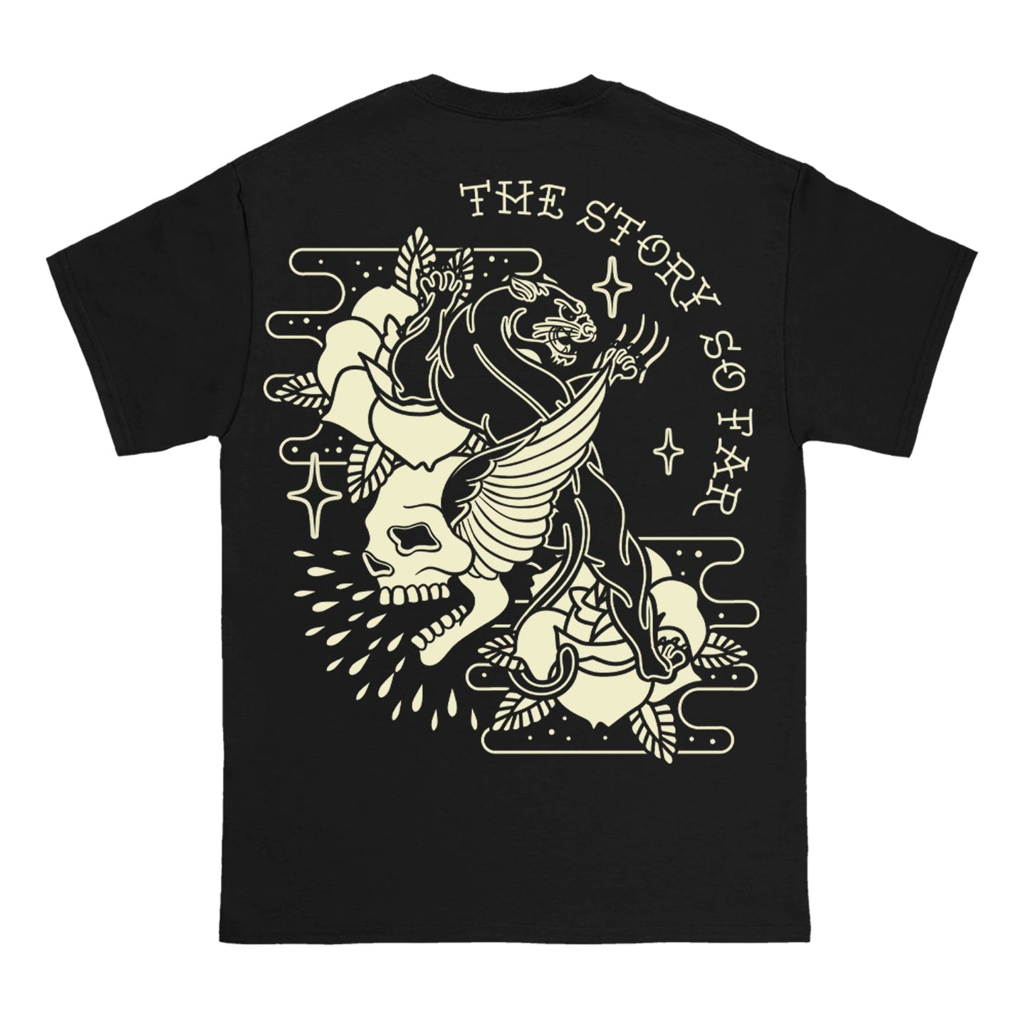 Skull Panther - Black T-Shirt