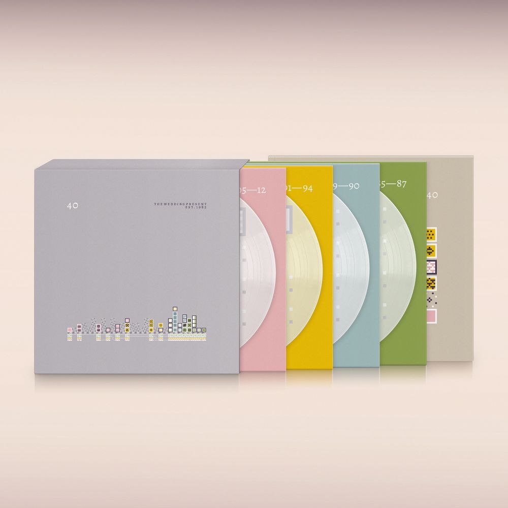 The Wedding Present The Wedding Present 40 Vinyl LP Box Set Frosted White Colour Due Out 19/09/25 - （ VINYL LP ）