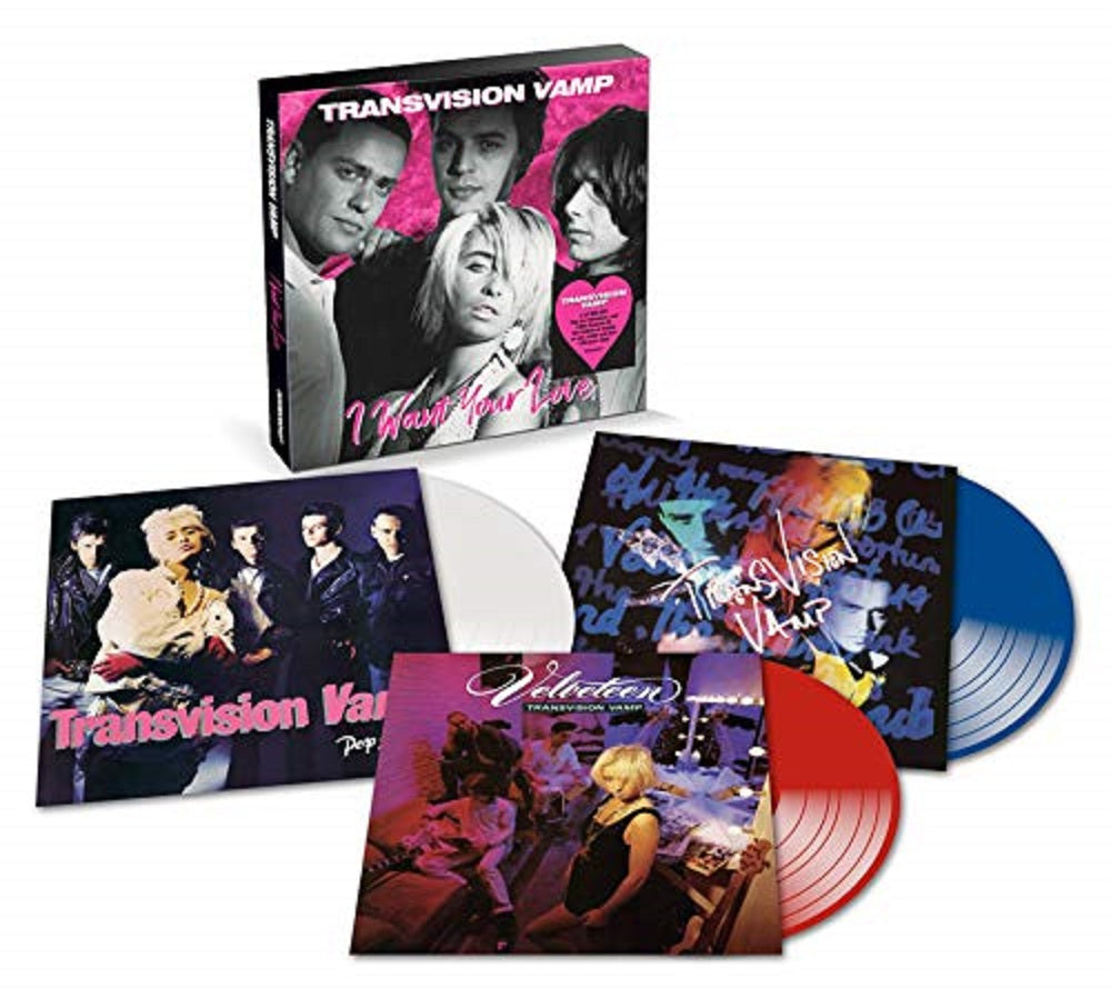 Transvision Vamp I Want Your Love Ltd Deluxe Vinyl LP Box Set New 2018 - （ VINYL LP ）