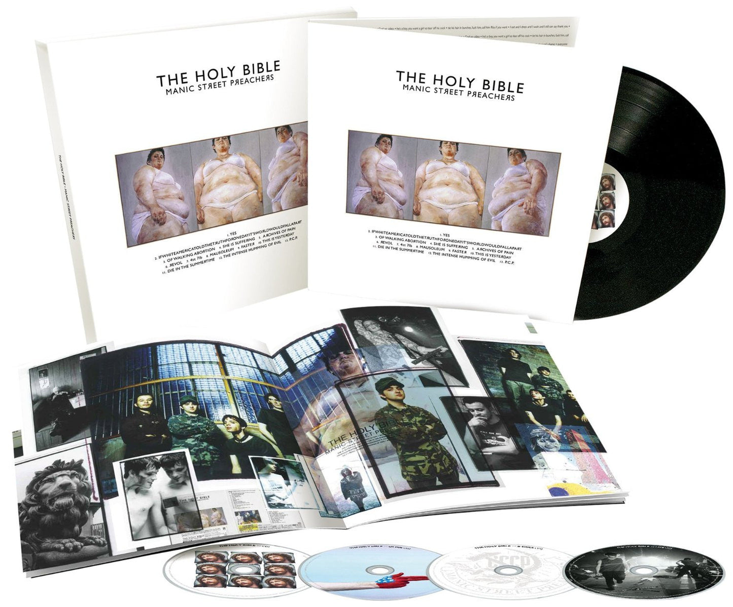 MANIC STREET PREACHERS THE HOLY BIBLE LP VINYL 33RPM AND CD NEW BOX SET - （ VINYL LP ）