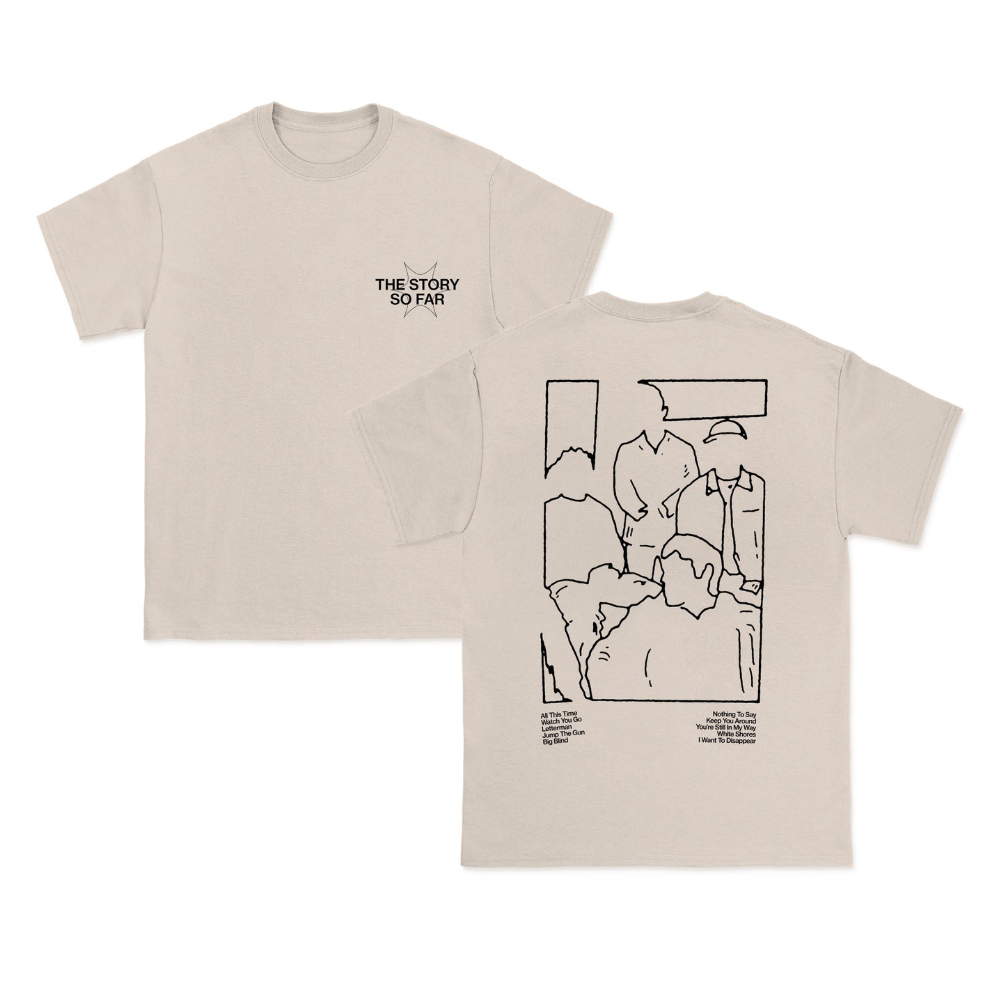 I Want To Disappear Natural - Tee