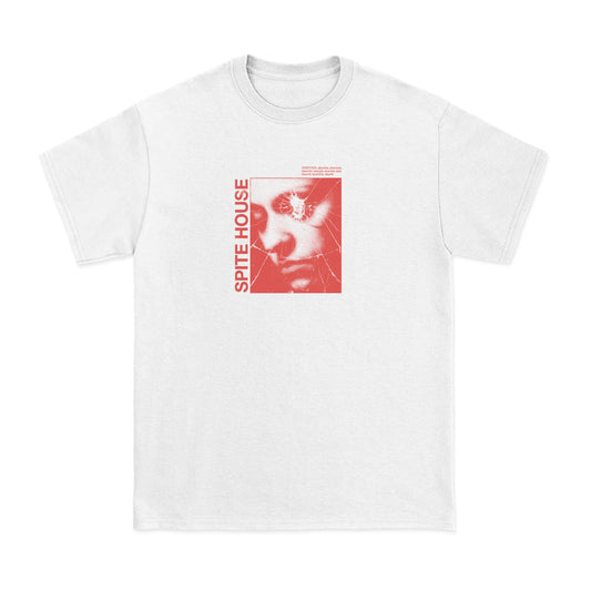 Cracked Photo White - Tee